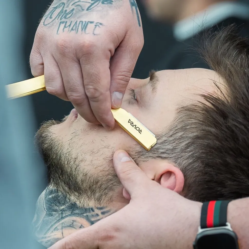 Rovra Stainless Steel Razor - Gold