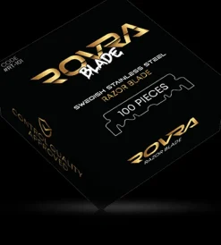 ROVRA Swedish Stainless Steel Razor Blades - 100 Pack