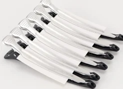 Se7en Styles Black Hair Clips 6 Pcs