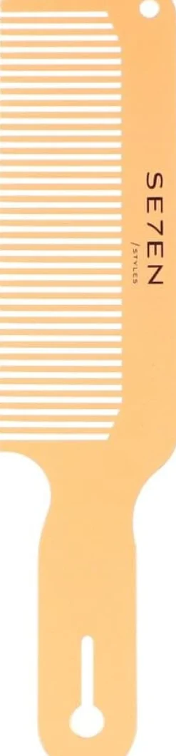 Se7en Styles Gold Metal Flattop Comb