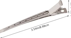 Se7en Styles Metal Clips 8,9 cm - 12 Pcs