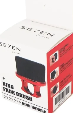 Se7en Styles Mini Fade Finger Brush Red