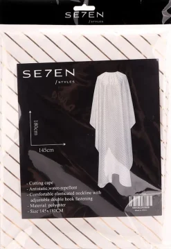 Se7en Styles White Gold Barber Cape
