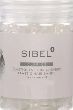 Sibel - Hair Elastics Clarice Clear 45 mm - 50 pcs
