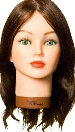 Sibel - Kathia Training Head 100% Natural Hair 15-35 Cm