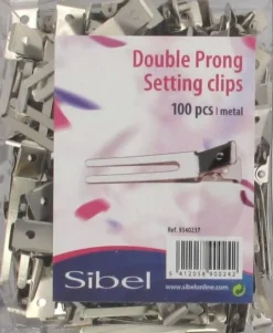 Sibel 2-Pins Metal Clips - 20 Pcs