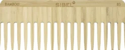 Sibel Bamboo B3 Wooden Antistatic Afro Comb 14,9 cm