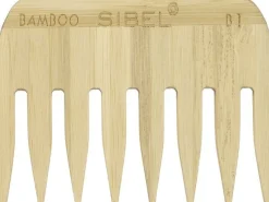 Sibel Bamboo B1 Wooden Antistatic Afro Comb 9 cm