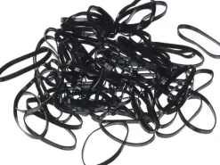 Sibel Black Hair Elastics 40 mm - 250 Pcs