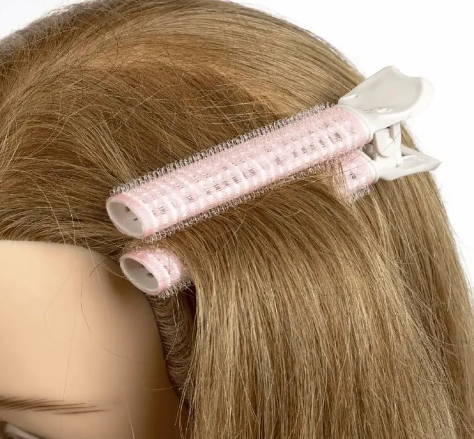 Sibel Brushing Clips Hook & Loop Coating Root Lift - 4 Pcs