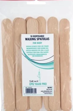 Sibel Wood Spatula 10 Pcs