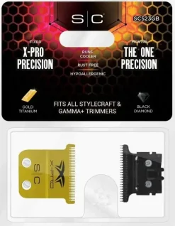 StyleCraft X-PRO Precision Gold + The One DLC Trimmer Blade