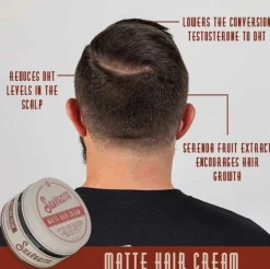 Suavecito Matte Hair Cream with DHT Blocker 113g