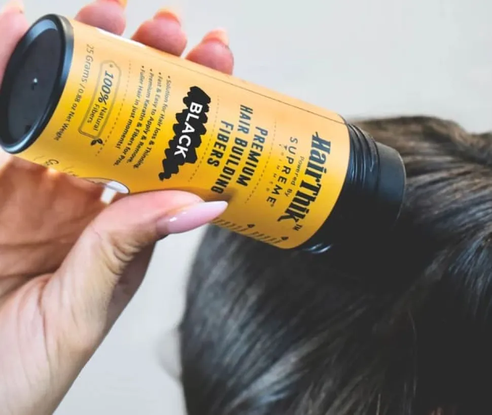 Supreme Trimmer Black HairThik Hair Fibers Kit 25g