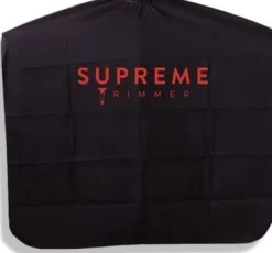 Supreme Trimmer Premium Barber Cape - Black