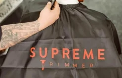 Supreme Trimmer Premium Barber Cape - Black