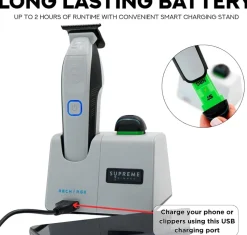 Supreme Trimmer Recharge Trimmer Grey
