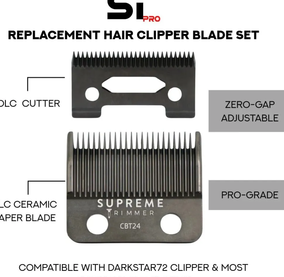 Supreme Trimmer Taper Blade for DarkStar Clipper-CBT24