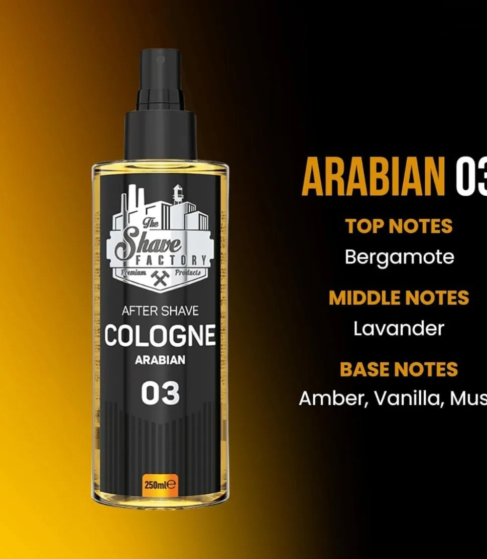 The Shave Factory After Shave Cologne No.3 Arabian - 250 ml