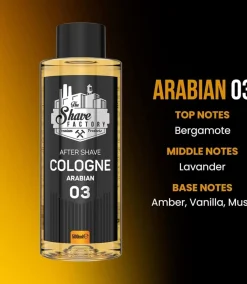 The Shave Factory After Shave Cologne No.3 Arabian - 500 ml
