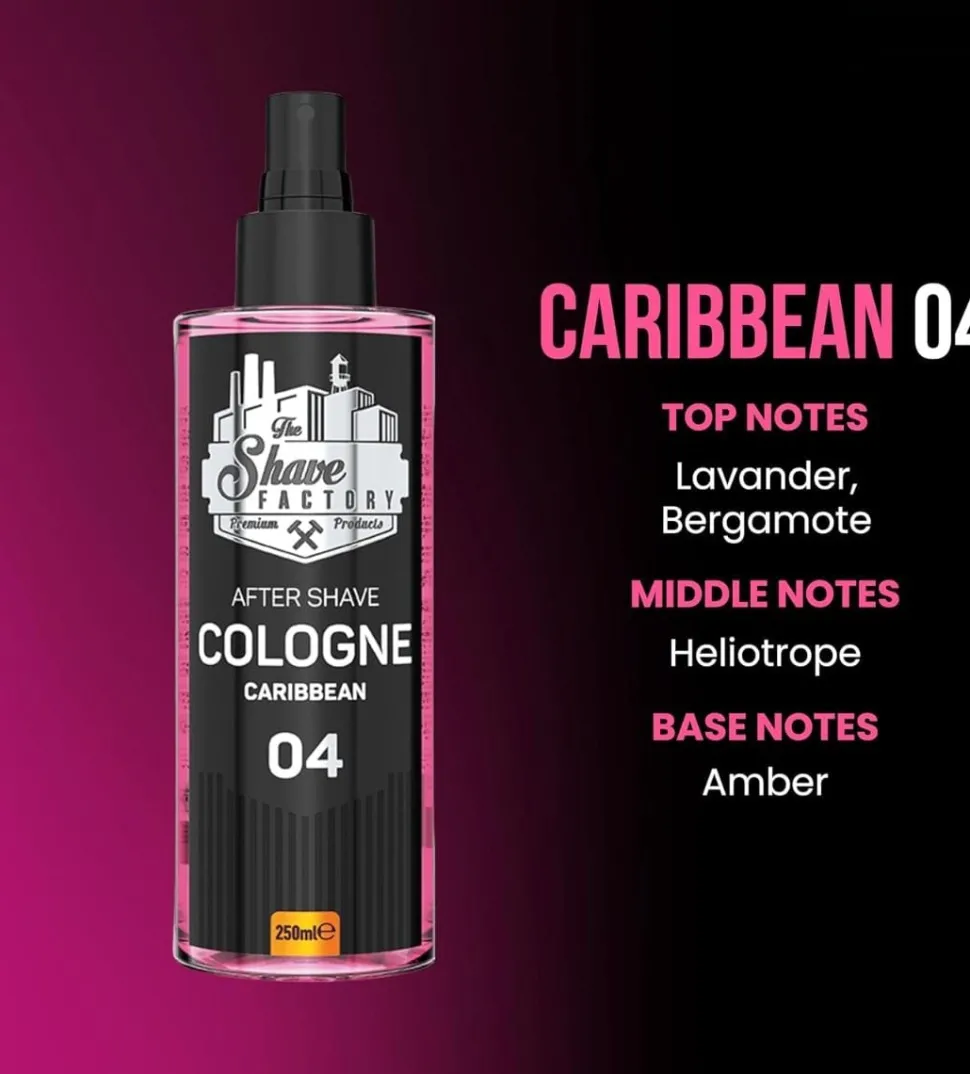 The Shave Factory After Shave Cologne No.4 Caribbean - 250 ml
