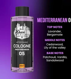 The Shave Factory After Shave Cologne No.5 Mediterranean - 500 ml