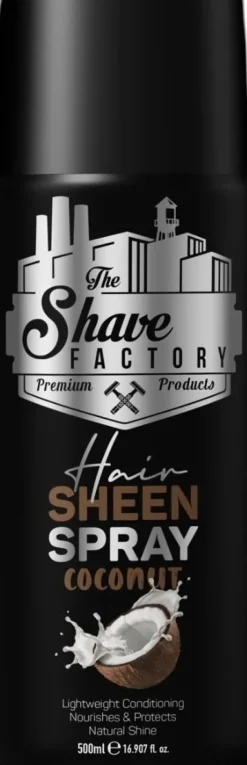The Shave Factory Coconut Sheen Spray 500 ml