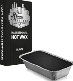 The Shave Factory Hair Removal Hot Wax - Black 500 g