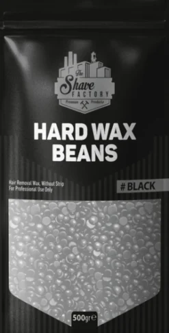 The Shave Factory Hair Removal Hot Wax Beans - Black 500 g