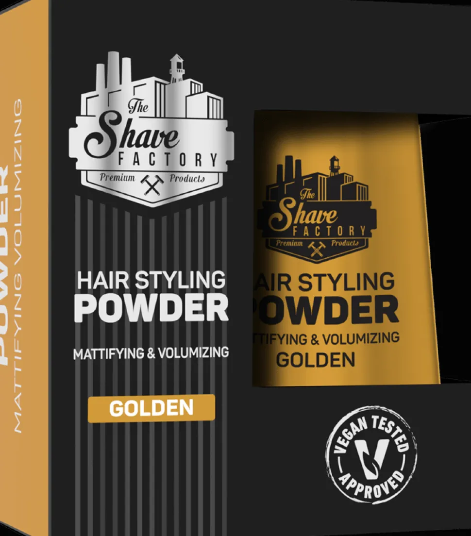 The Shave Factory Hair Styling Powder Golden - 20g