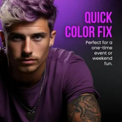 The Shave Factory Temporary Hair Color Spray Purple - 150 ml