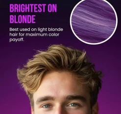 The Shave Factory Temporary Hair Color Spray Purple - 150 ml