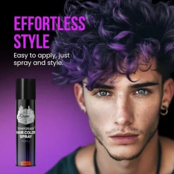 The Shave Factory Temporary Hair Color Spray Purple - 150 ml