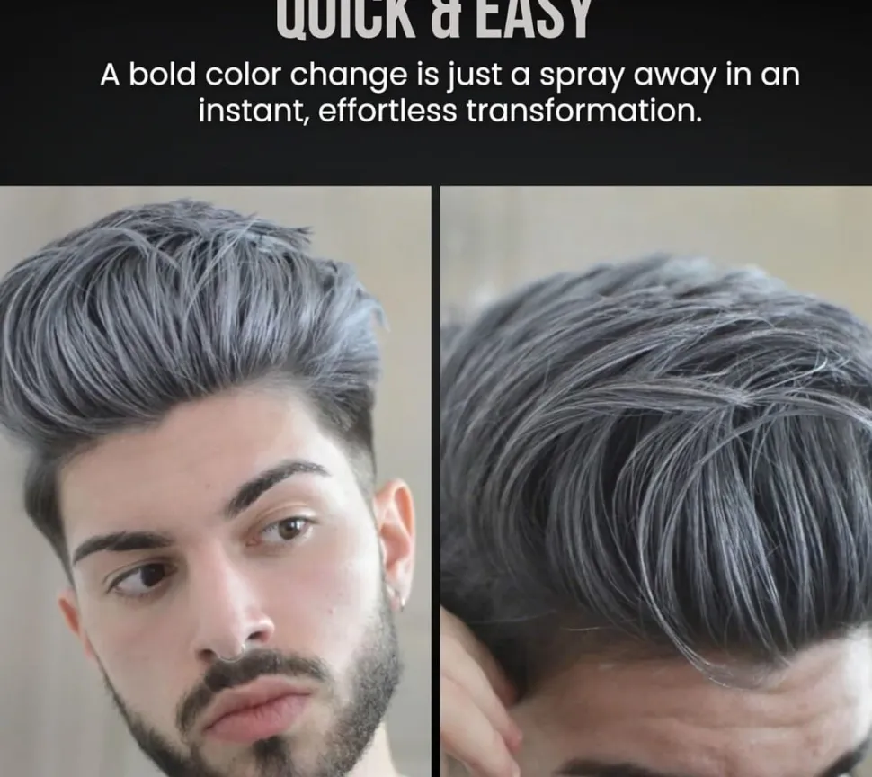 The Shave Factory Temporary Hair Color Spray White - 150 ml