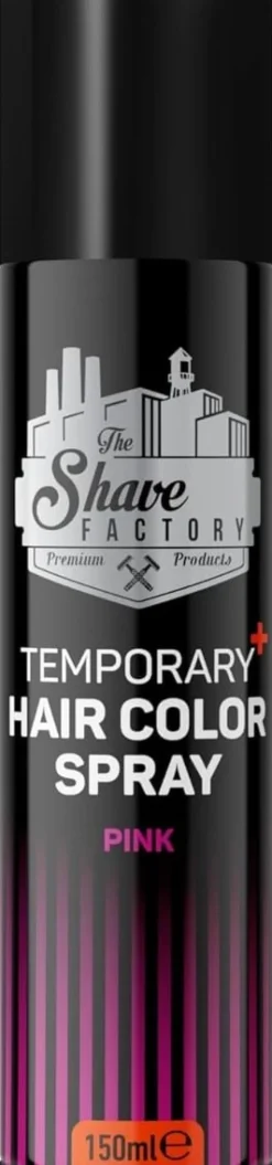 The Shave Factory Temporary Hair Color Spray Pink - 150 ml