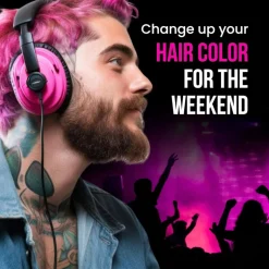 The Shave Factory Temporary Hair Color Spray Pink - 150 ml