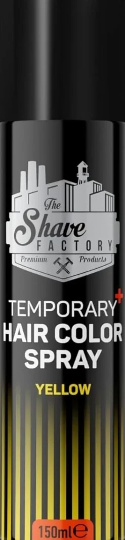 The Shave Factory Temporary Hair Color Spray Yellow - 150 ml