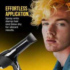 The Shave Factory Temporary Hair Color Spray Yellow - 150 ml