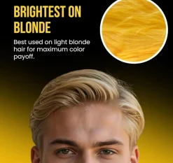 The Shave Factory Temporary Hair Color Spray Yellow - 150 ml