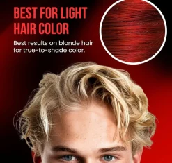 The Shave Factory Temporary Hair Color Spray Red - 150 ml