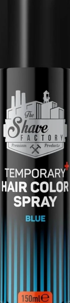 The Shave Factory Temporary Hair Color Spray Blue - 150 ml