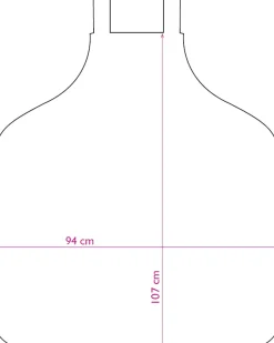 Trend-Design NANO Oversize Colouring Apron Black