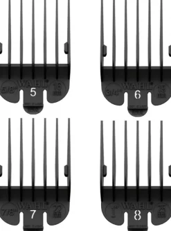 Wahl Professional Black Attachment Combs 8 Pcs
