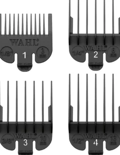 Wahl Professional Black Attachment Combs 8 Pcs