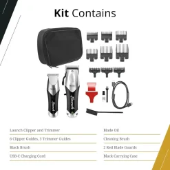 Wahl Professional Launch Clipper & Trimmer Combo Grooming Kit