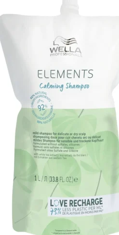 Wella Elements Calming Shampoo Refill Package 1000 ml