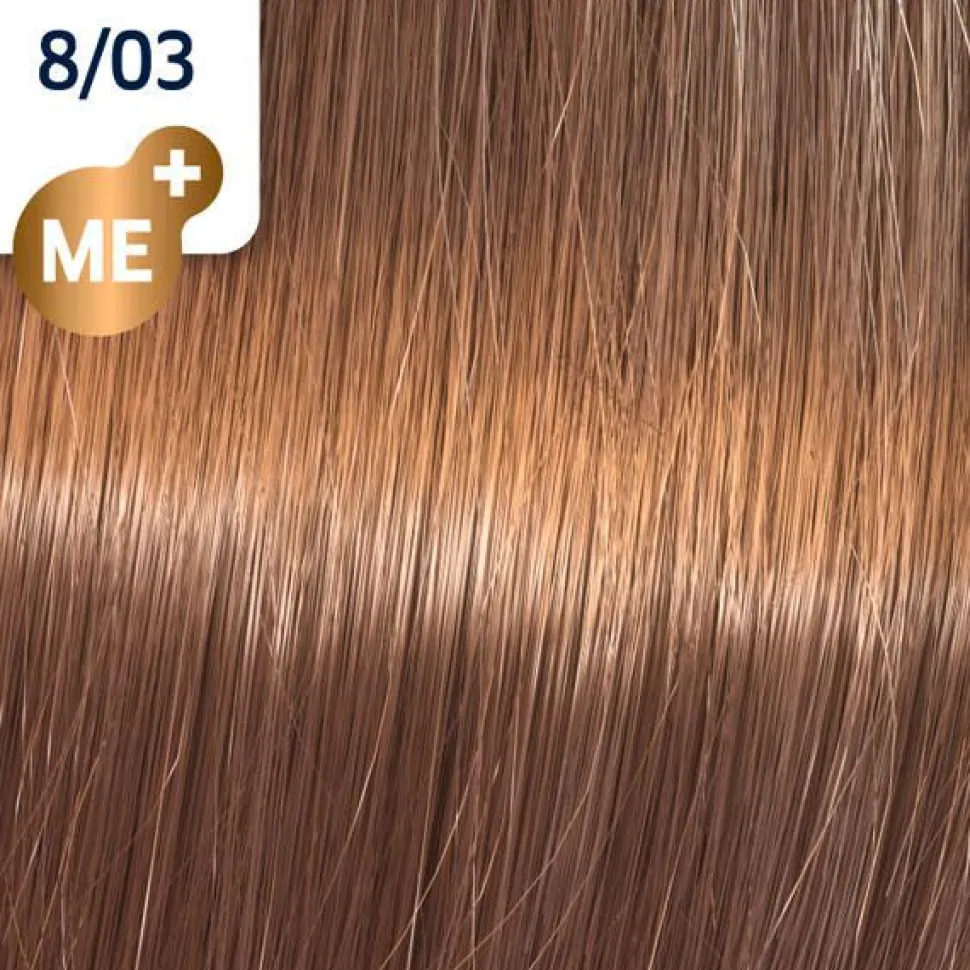 Wella Koleston Perfect Me+ Pure Naturals 8/03 Light Natural - Gold Blonde - 60 ml