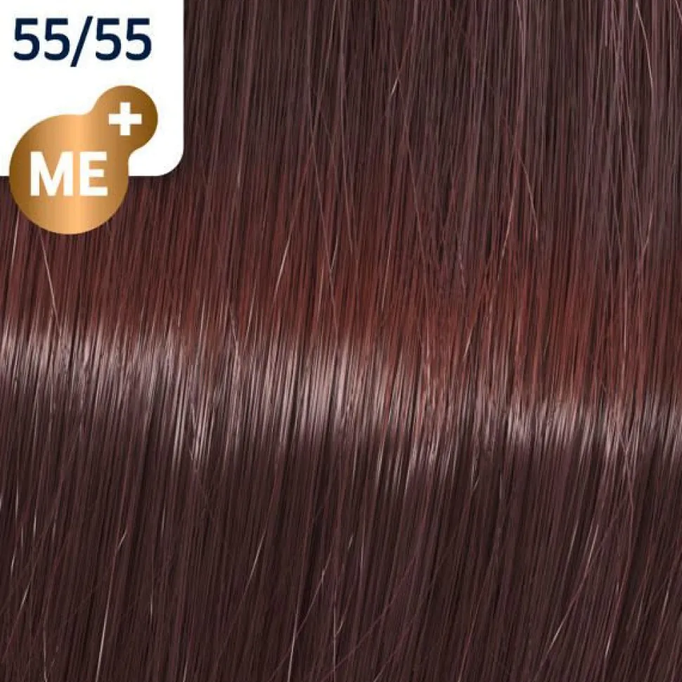 Wella Koleston Perfect Me+ Vibrant Reds 55/55 Light Intense Mahogany Brown - 60 ml
