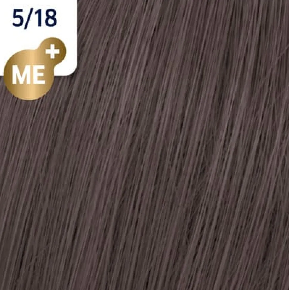 Wella Koleston Perfect Me+ Rich Naturals 5/18 Light Ash Brunetted - 60 ml