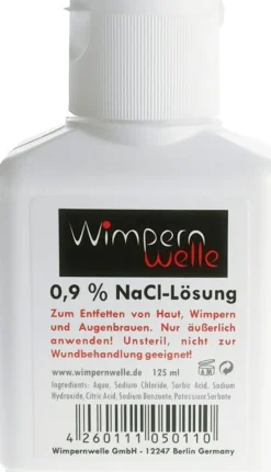 Wimpernwelle Physiological Saline Solution - 125 ml